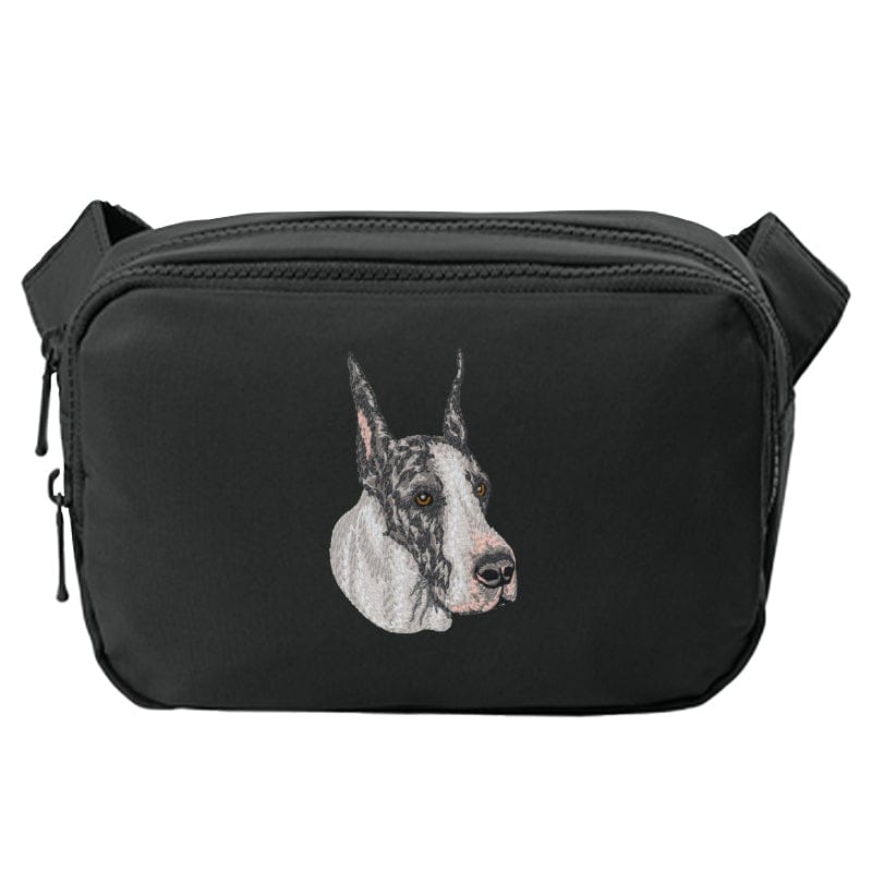 Great Dane Embroidered Crossbody Bag