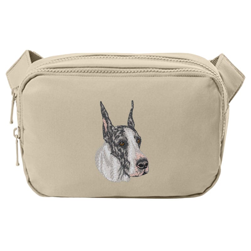 Great Dane Embroidered Crossbody Bag