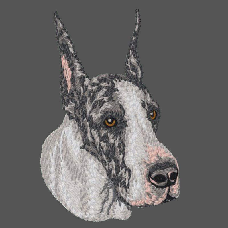 Great Dane Embroidered Men's Fleece Jacket