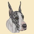 Great Dane Embroidered Tote