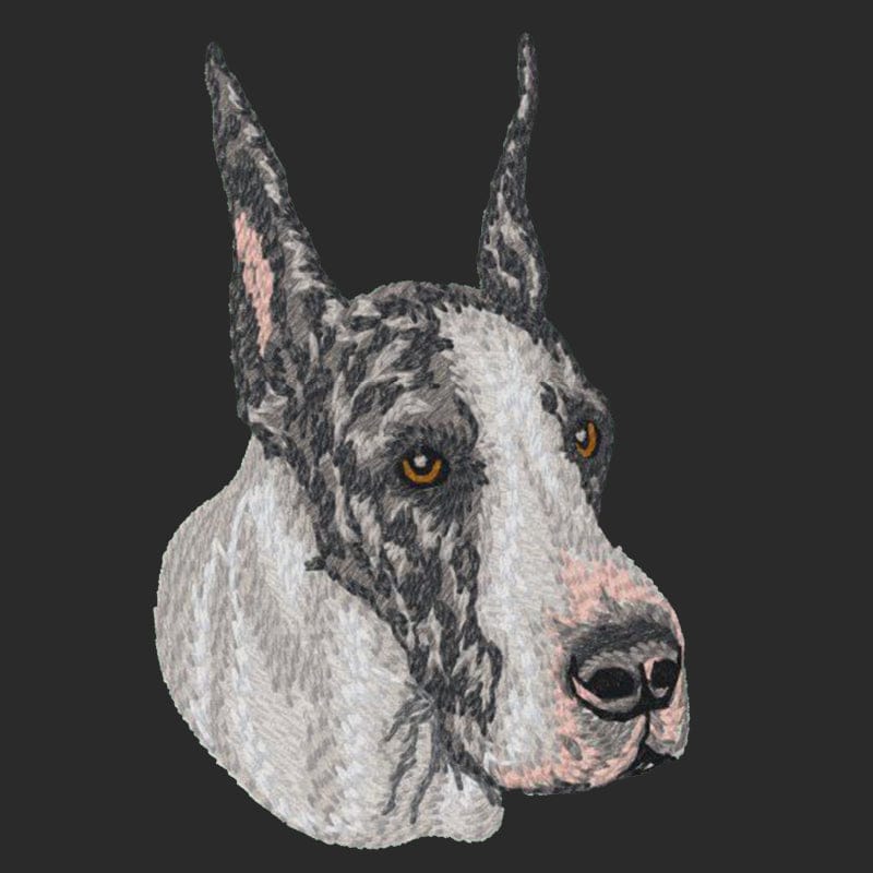 Great Dane Embroidered Wearable Blanket