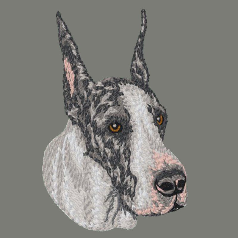 Great Dane Embroidered Wearable Blanket