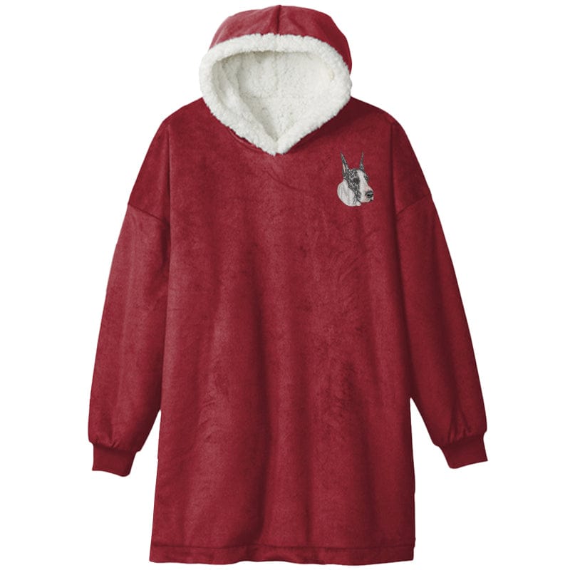 Great Dane Embroidered Wearable Blanket