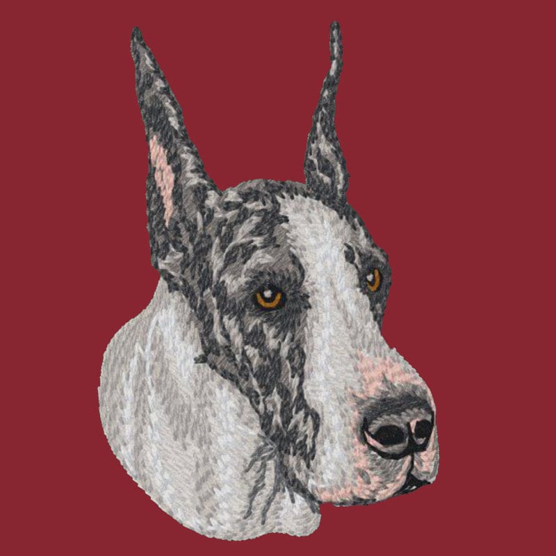 Great Dane Embroidered Wearable Blanket
