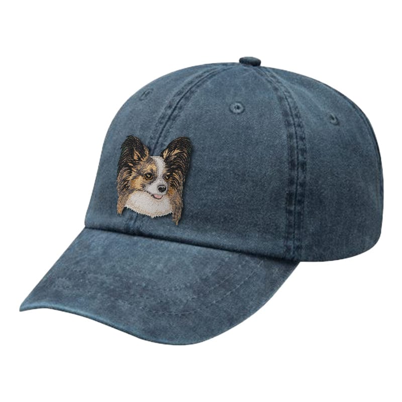Papillon Embroidered Baseball Cap