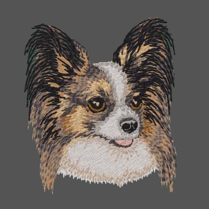 Papillon Embroidered Men's Fleece Jacket