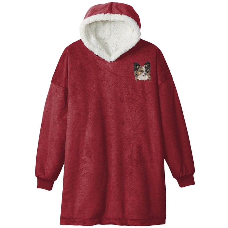 Papillon Embroidered Wearable Blanket