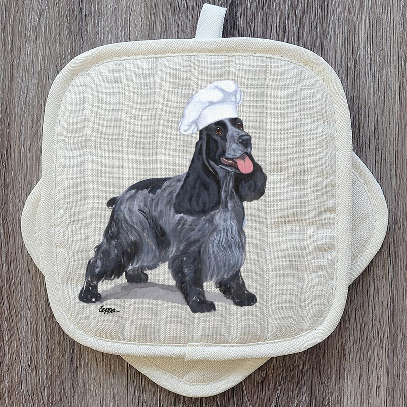 English Cocker  Pot Holder Set