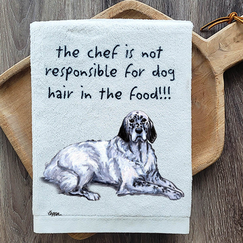 English Setter Dish Towel