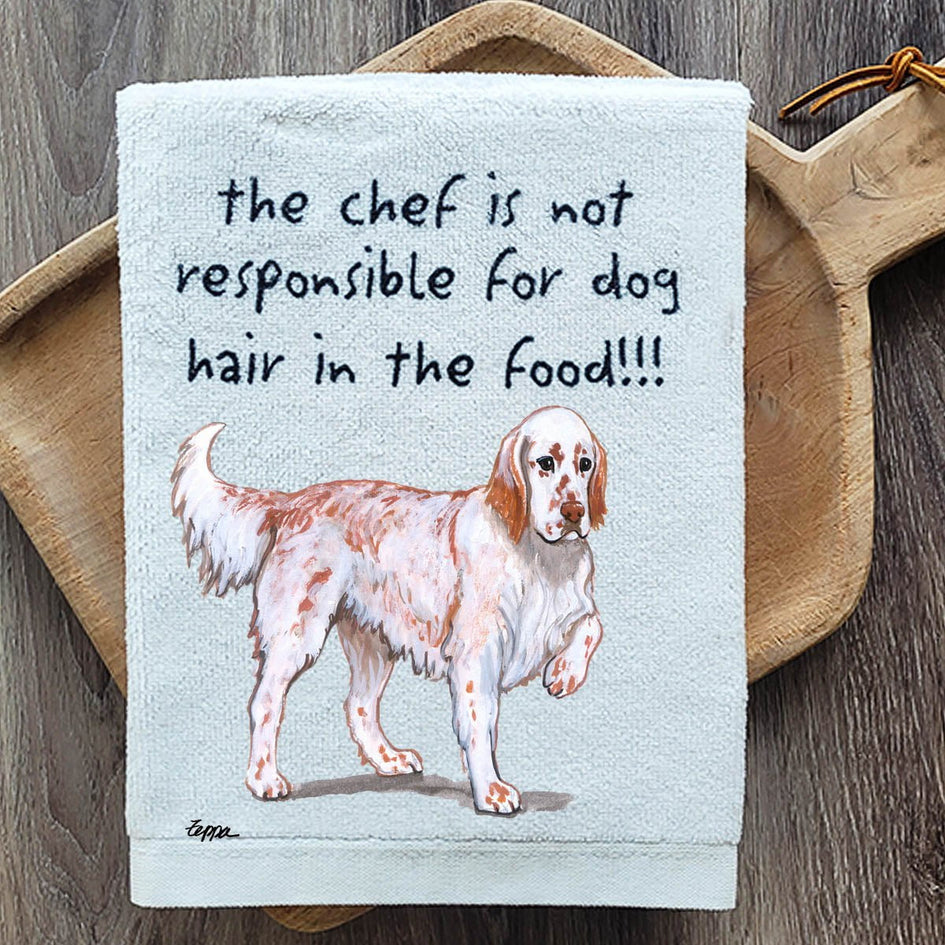 English Setter Dish Towel