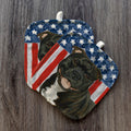 Staffordshire Bull Terrier Americana Pot Holder Set