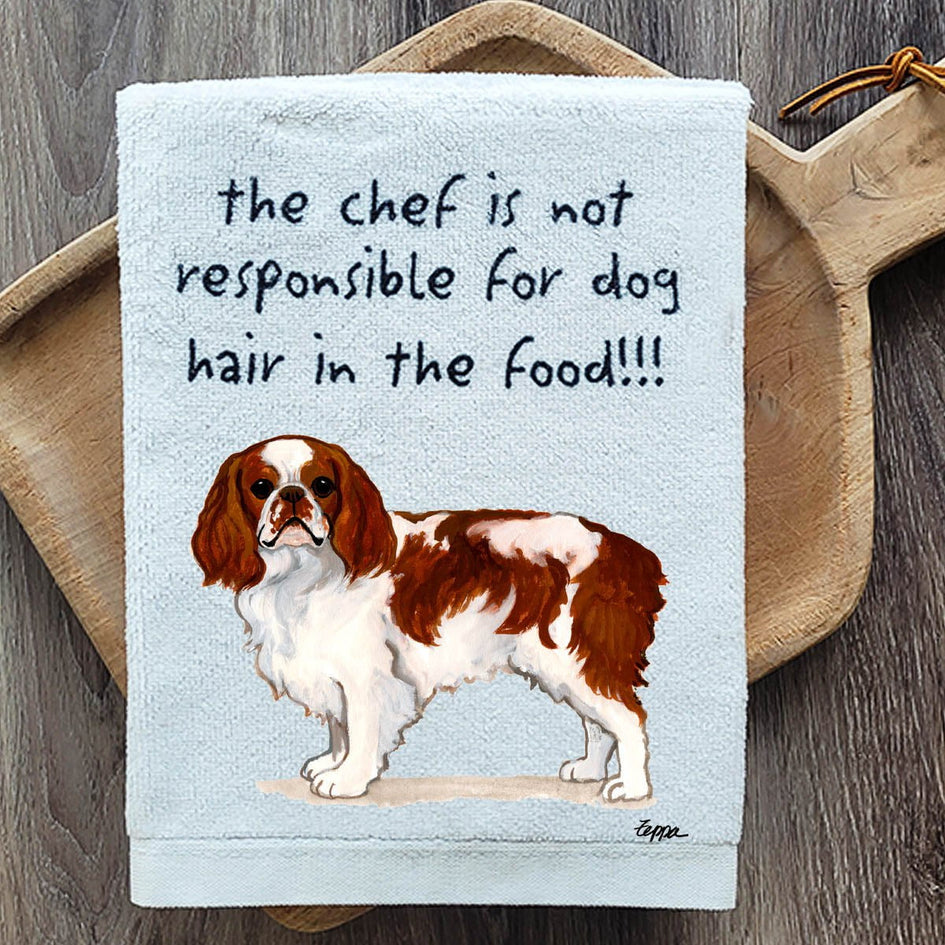 English Toy Spaniel Dish Towel