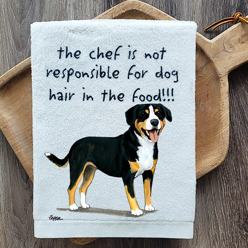 Entlebucher Mountain Dog Dish Towel