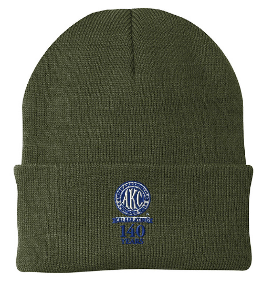 AKC 140th Anniversary  Embroidered Beanies