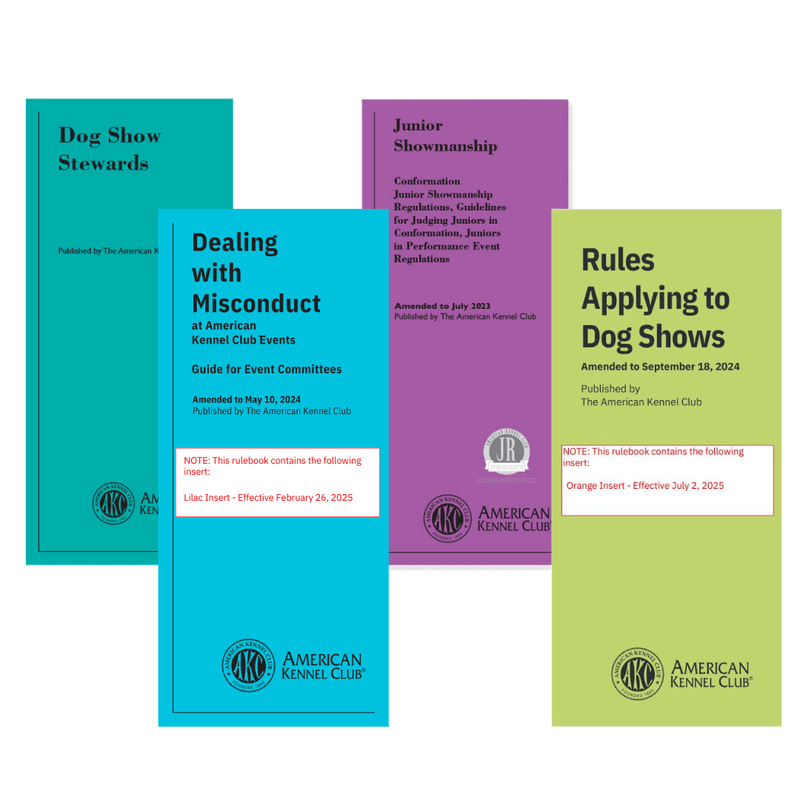 Rules For Events Rules, Regulations, & Sport Guides | AKC Shop