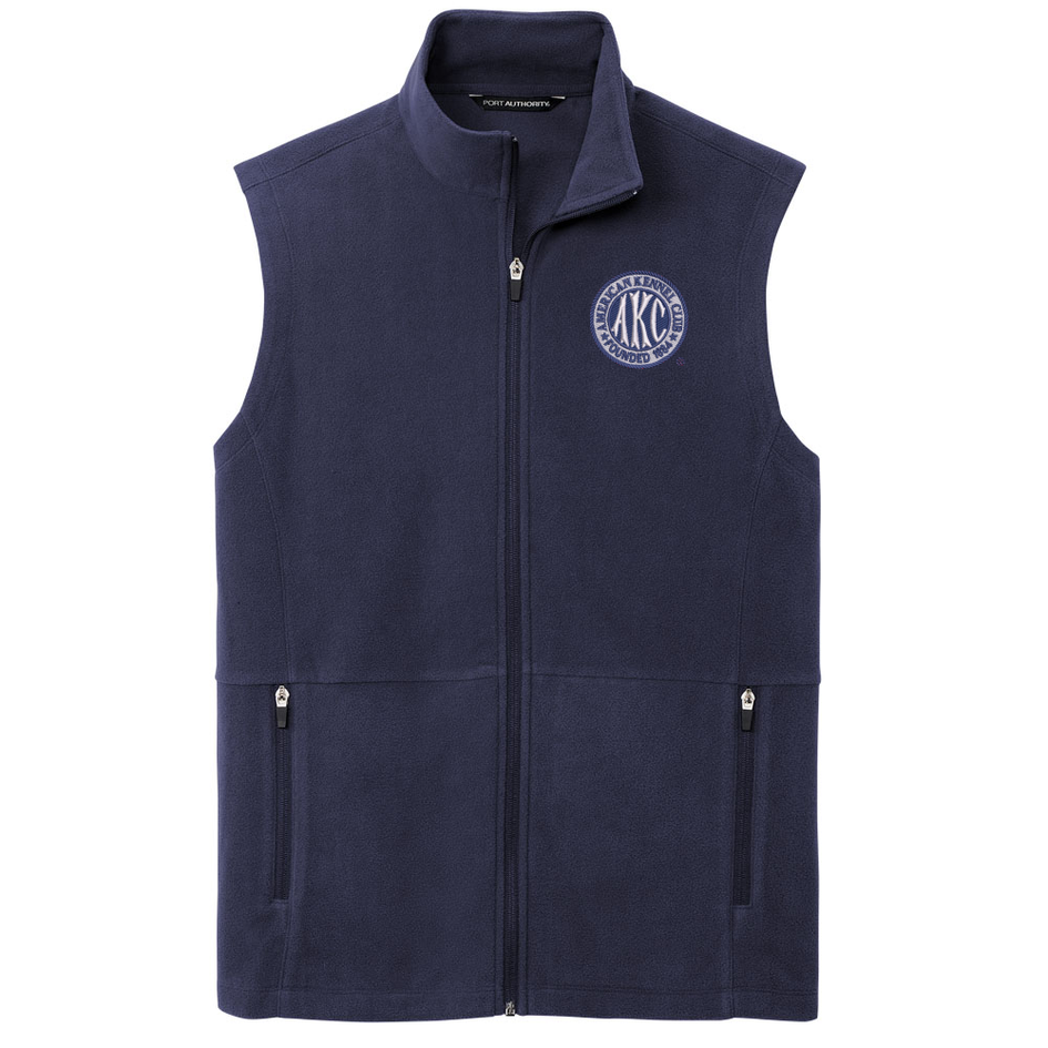 AKC Seal Embroidered Men's Fleece Vest