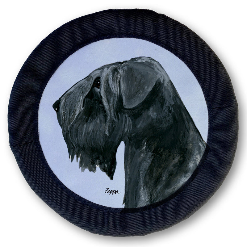 Black Russian Terrier FOTOFRISBY Flying Dog Disc Toy