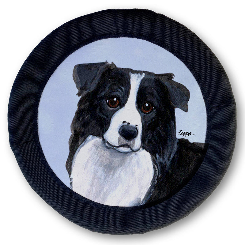 Border Collie FOTOFRISBY Flying Dog Disc Toy