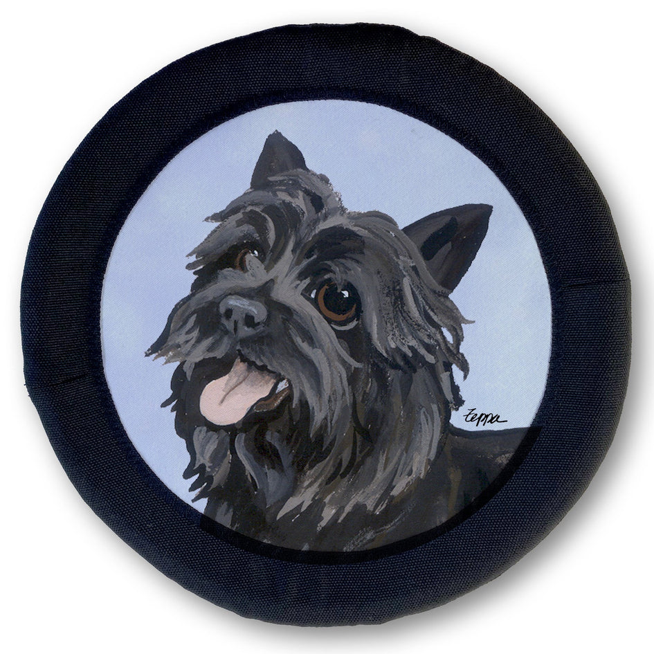 Cairn Terrier FOTOFRISBY Flying Dog Disc Toy