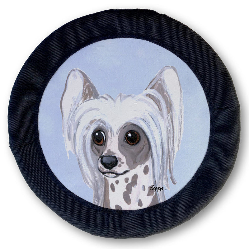 Chinese Crested FOTOFRISBY Flying Dog Disc Toy
