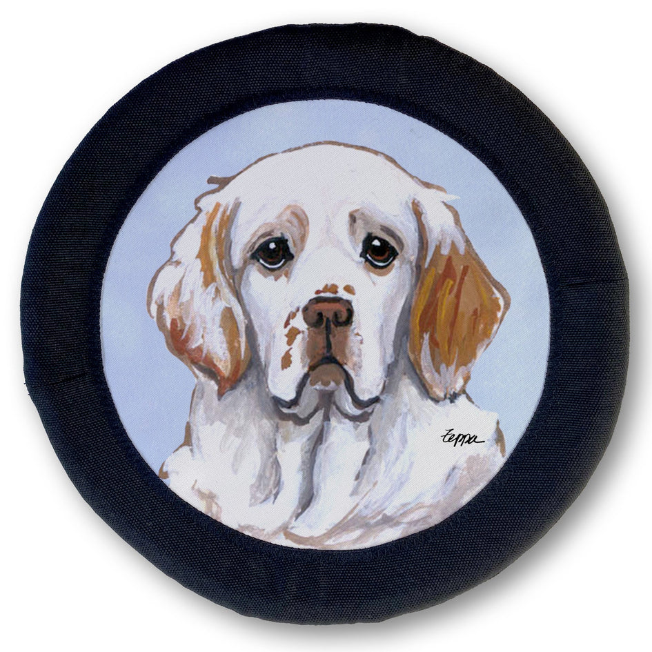 Clumber Spaniel FOTOFRISBY Flying Dog Disc Toy