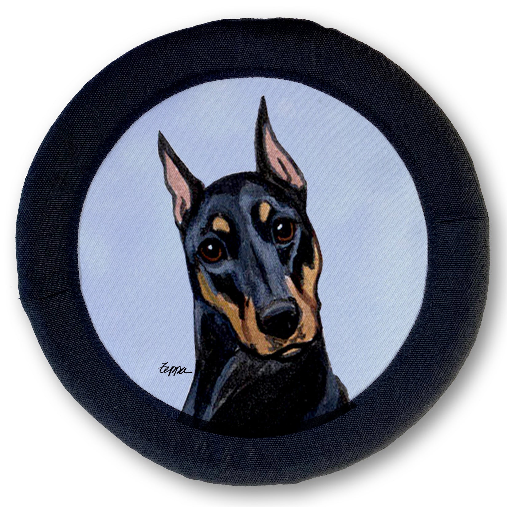 Doberman Pinscher FOTOFRISBY Flying Dog Disc Toy | AKC Shop