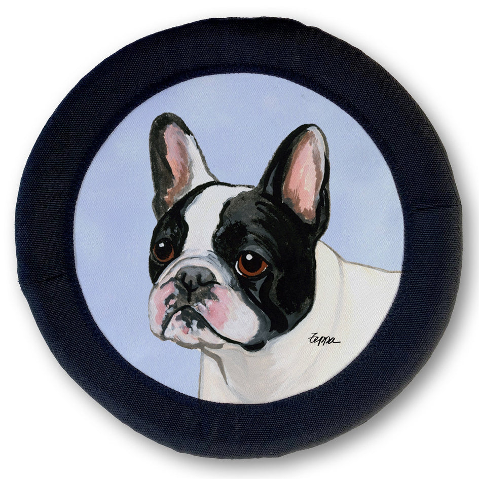 French Bulldog FOTOFRISBY Flying Dog Disc Toy