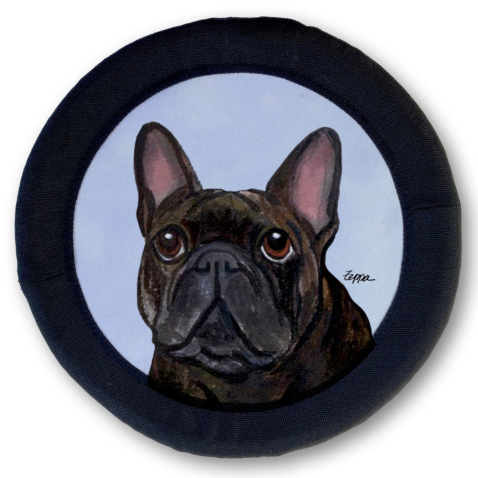 French Bulldog FOTOFRISBY Flying Dog Disc Toy