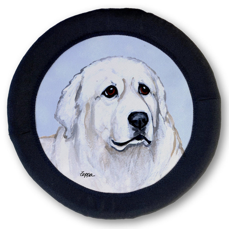 Great Pyrenees FOTOFRISBY Flying Dog Disc Toy