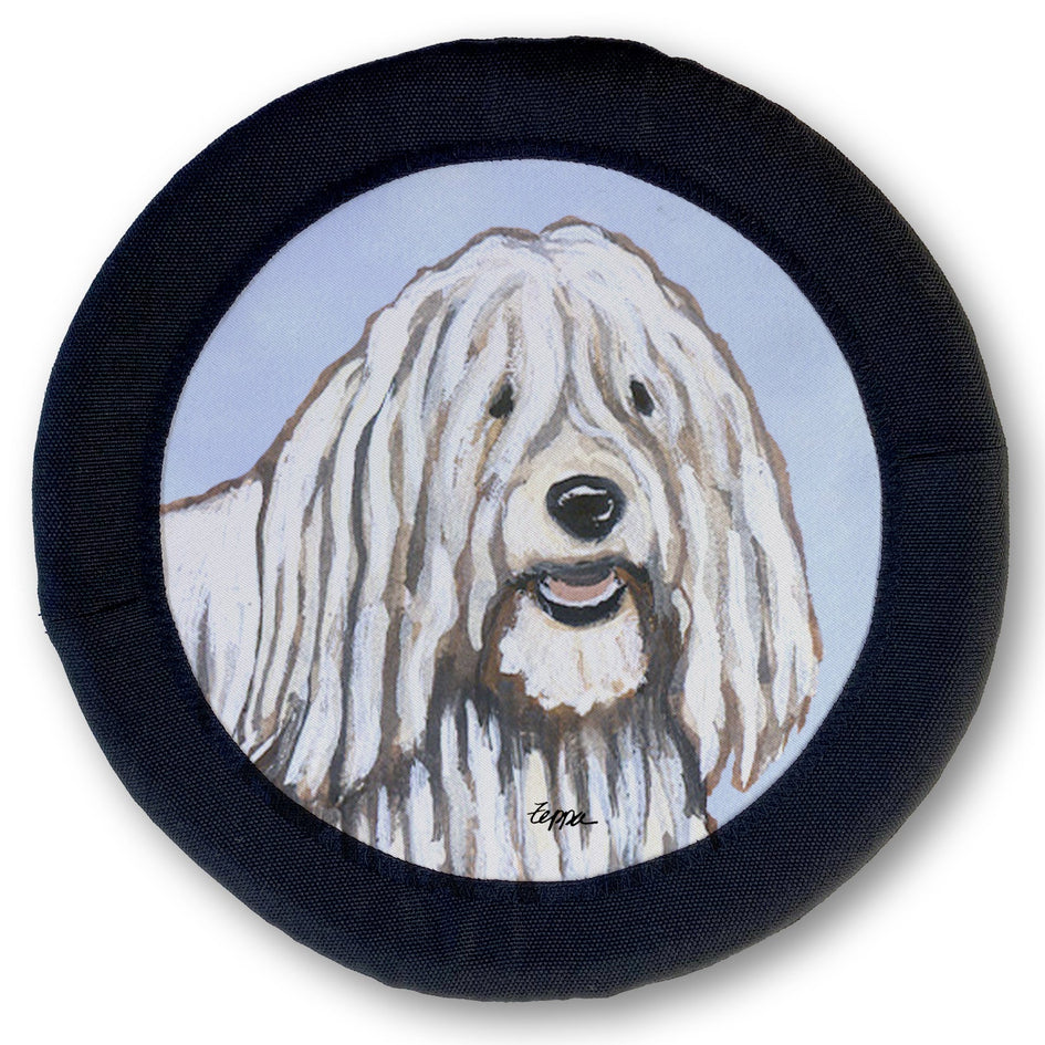 Komondor FOTOFRISBY Flying Dog Disc Toy