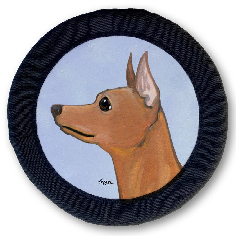 Miniature Pinscher FotoFrisby™ Flying Dog Disc Toy