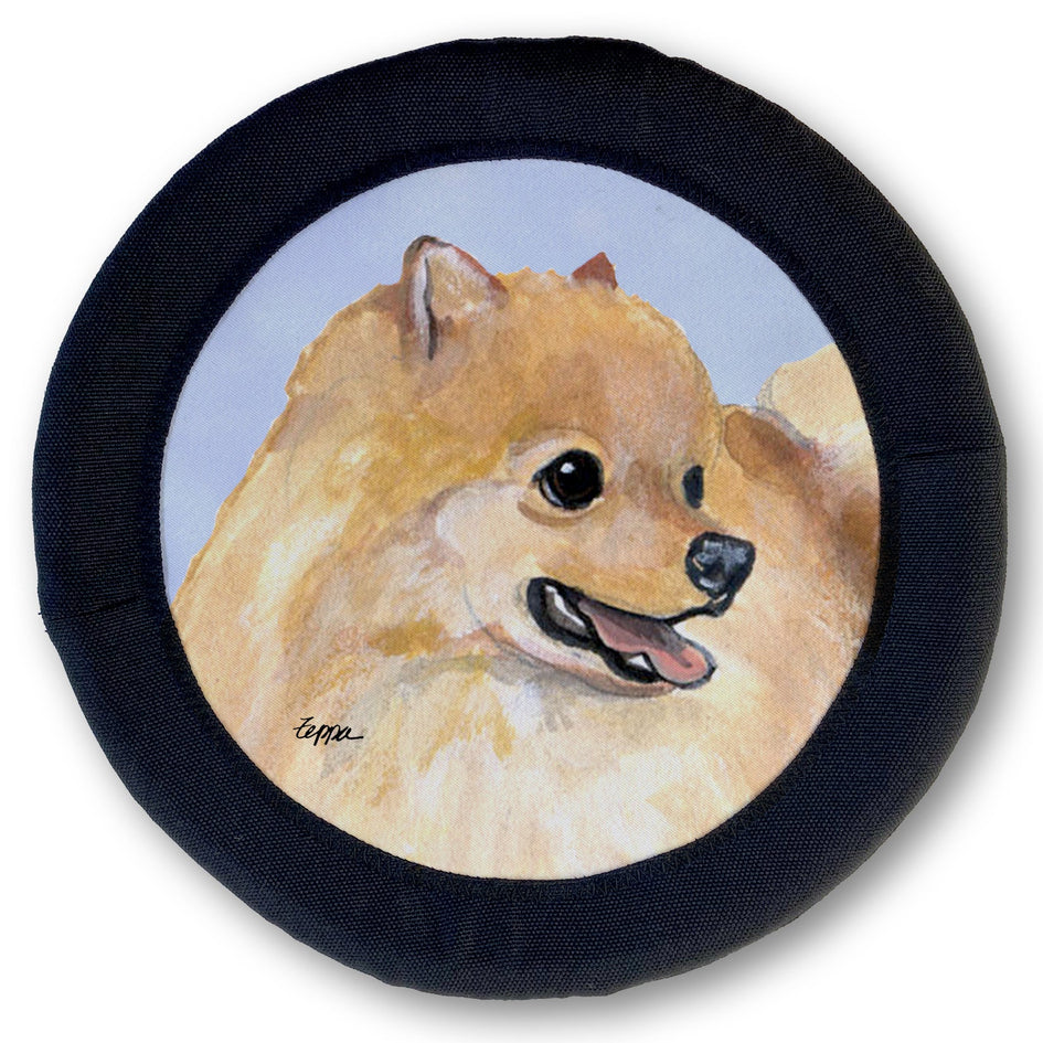 Pomeranian FOTOFRISBY Flying Dog Disc Toy