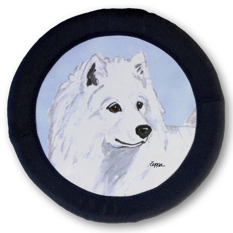 Samoyed FOTOFRISBY Flying Dog Disc Toy