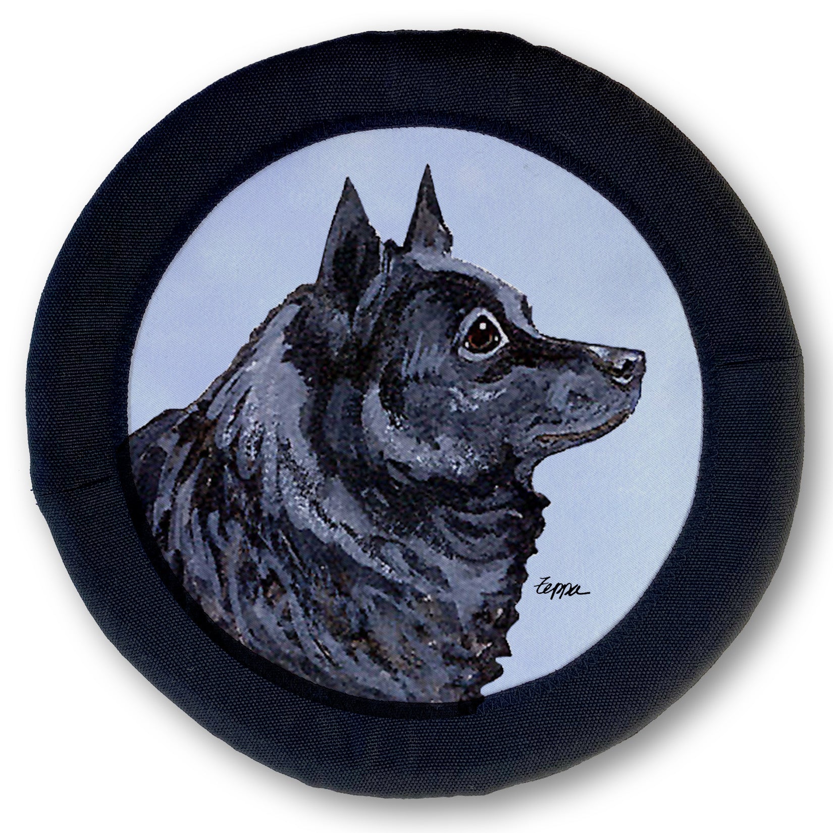 Schipperke FOTOFRISBY Flying Dog Disc Toy | AKC Shop