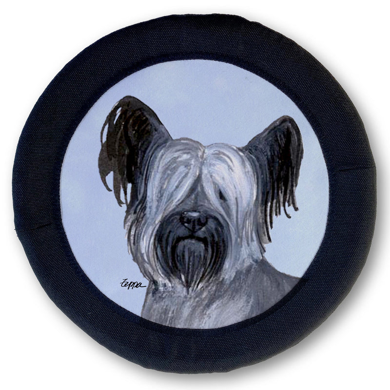 Skye Terrier FOTOFRISBY Flying Dog Disc Toy