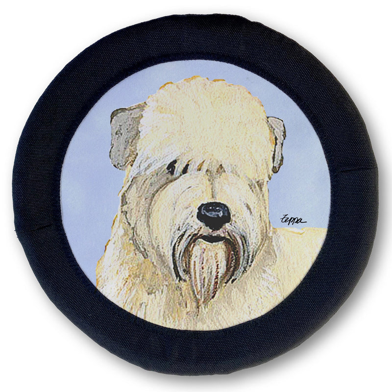 Soft Coated Wheaten Terrier FOTOFRISBY Flying Dog Disc Toy