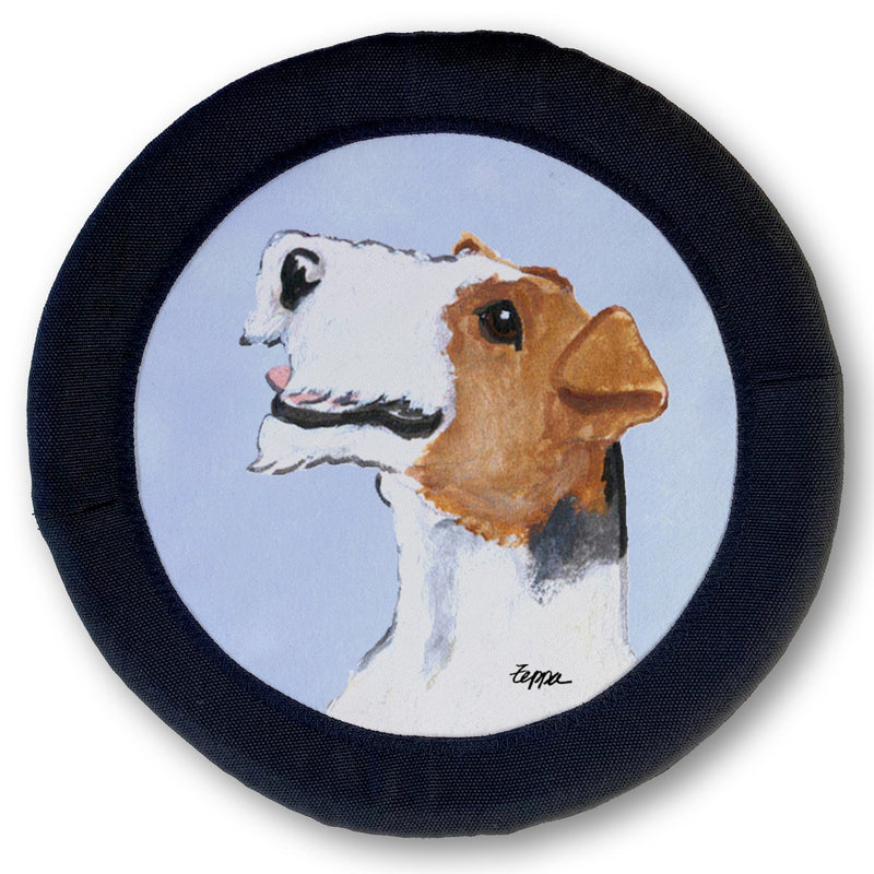 Wirehair Fox Terrier FOTOFRISBY Flying Dog Disc Toy