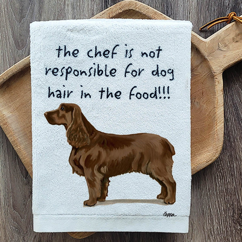 Field Spaniel Dish Towel