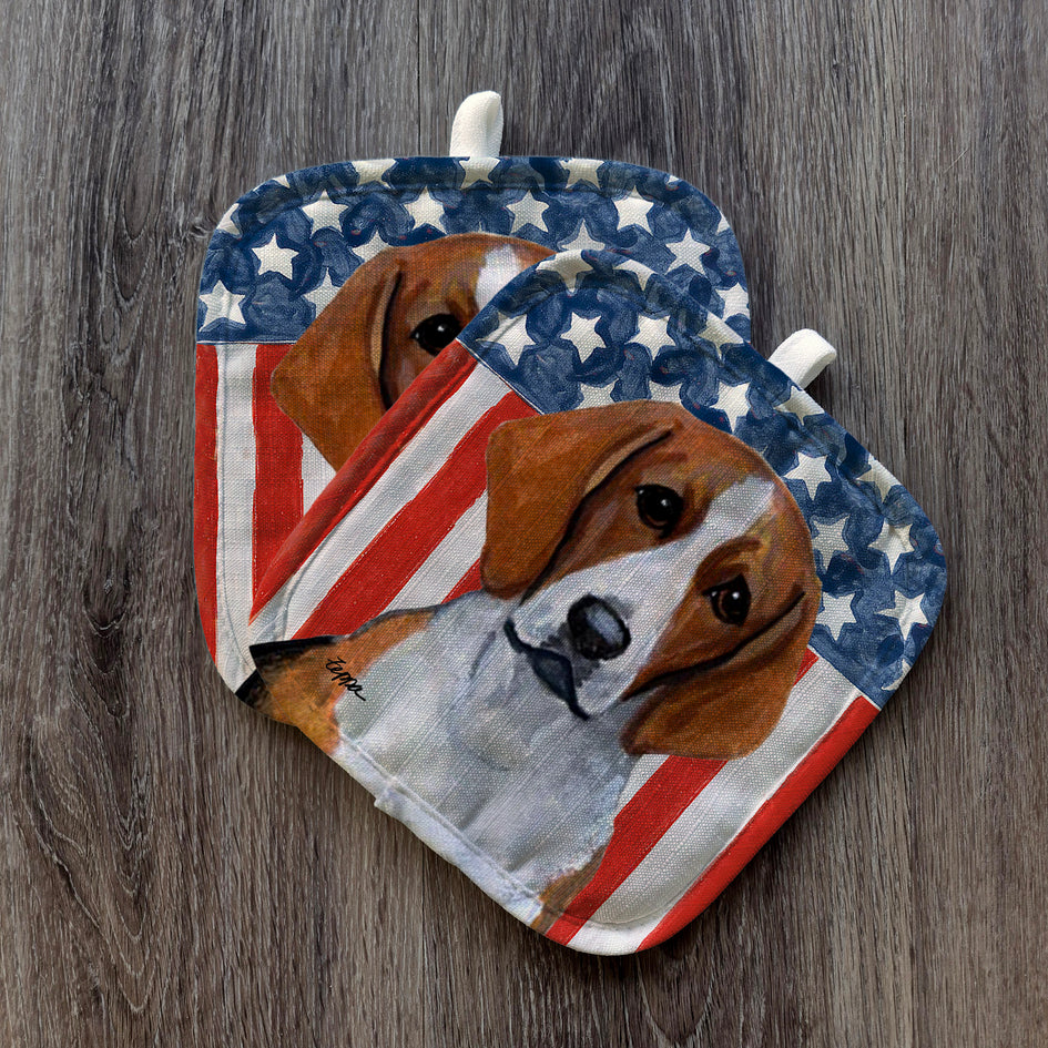 American Foxhound Americana Pot Holder Set