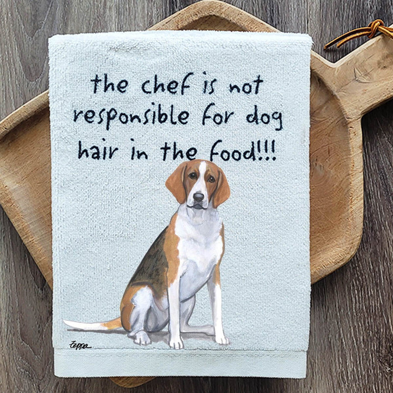 American Foxhound Dish Towel