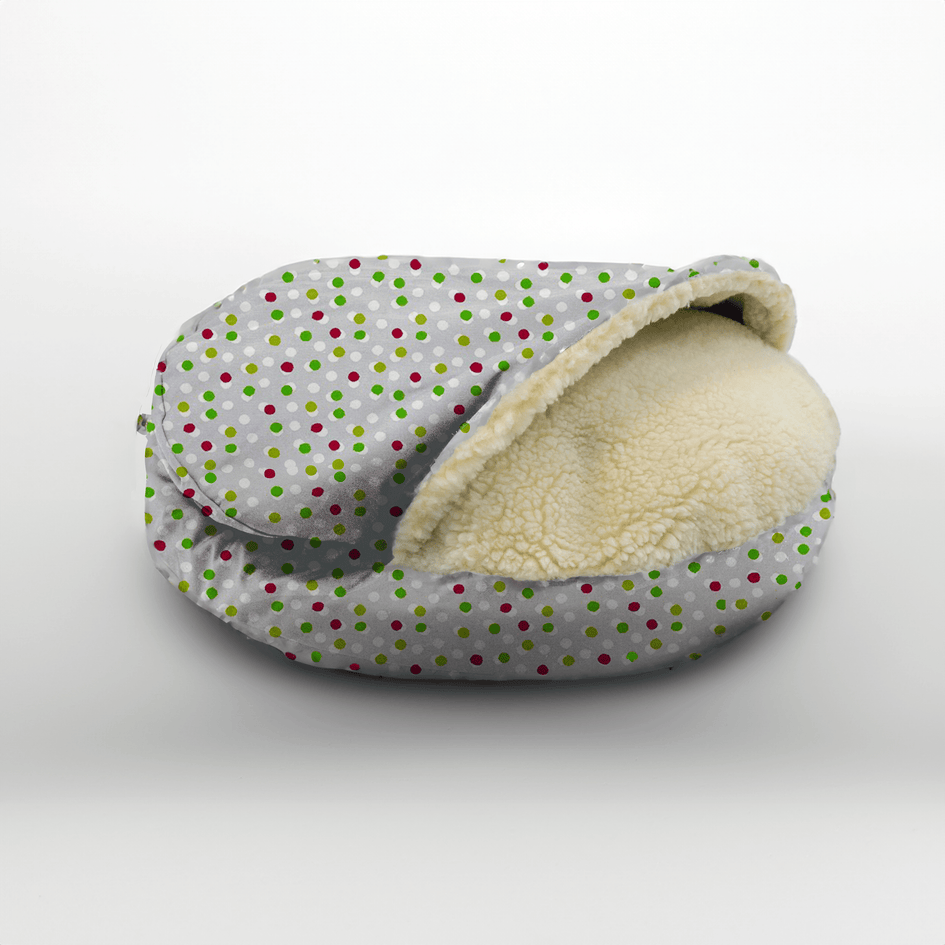 Holiday Luxury Cozy Cave® - Round Dog Bed