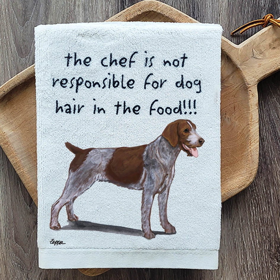 German Wirehaired Pointer Dish Towel