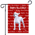 American Bulldog Happy Howliday's Garden Flag