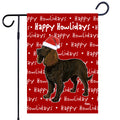 American Water Spaniel Happy Howliday's Garden Flag