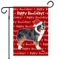 Australian Shepherd Happy Howliday's Garden Flag
