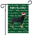 Beauceron Happy Howliday's Garden Flag