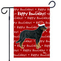Beauceron Happy Howliday's Garden Flag