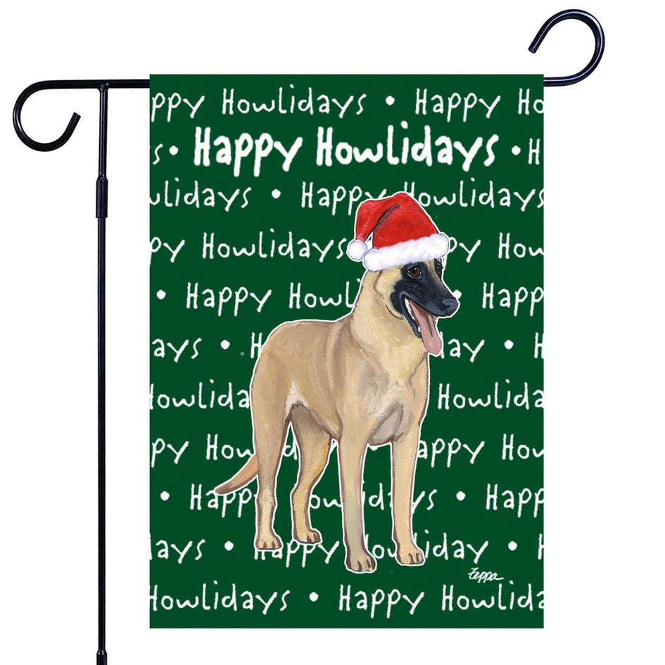 Belgian Malinois Happy Howliday's Garden Flag AKC Shop