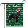 Belgian Shepherd Happy Howliday's Garden Flag