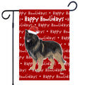 Belgian Tervuren Happy Howliday's Garden Flag